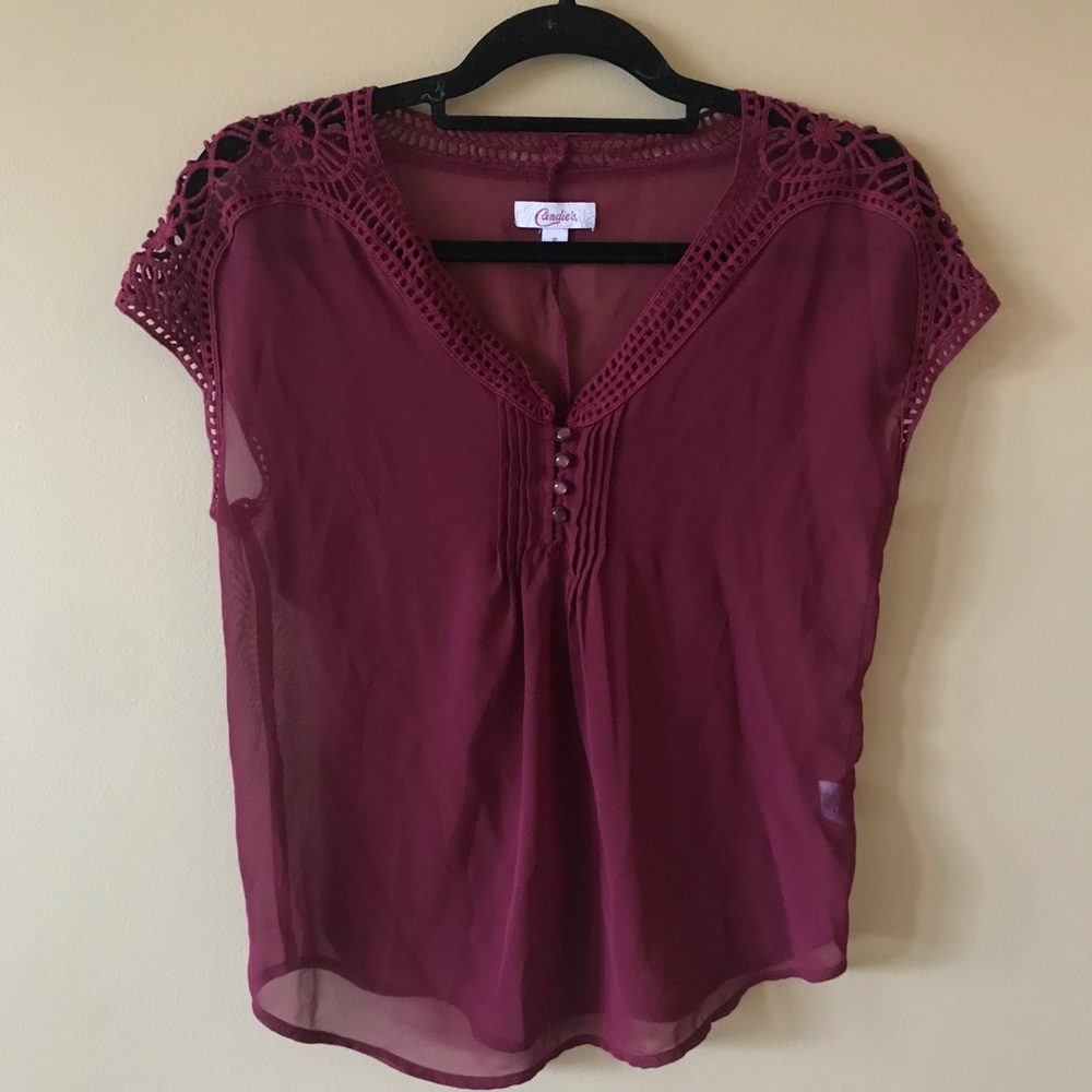 Maroon Blouse